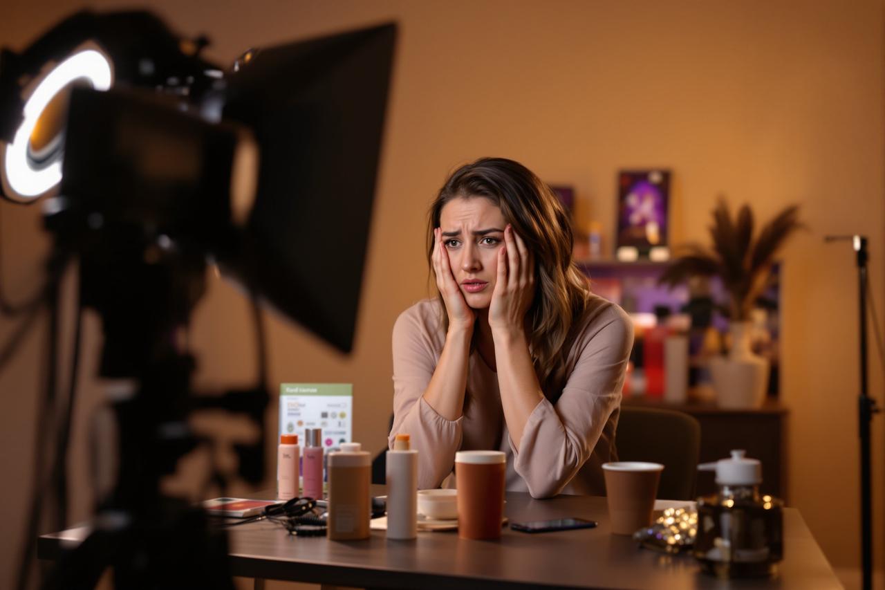 九一爆料 - 某知名女星直播带货翻车,现场情绪失控引发争议
